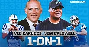 Jim Caldwell explains how he coached up Peyton Manning, Matthew Stafford & Joe Flacco