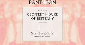 Geoffrey I, Duke of Brittany Biography