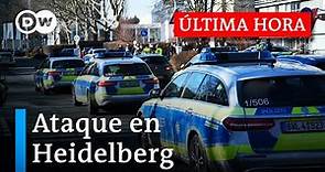 Alemania: un hombre atacó a varias personas en la localidad de Heidelberg hiriendo a varios
