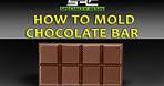 How to mold a chocolate bar using food grade silicone rubber