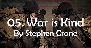 War is Kind by Stephen Crane, English Literature O/Ls poetry