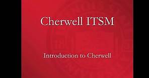Introduction to Cherwell