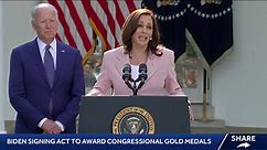 Biden signs off on Congressional gold medals
