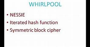 Whirlpool in cryptography|| Hash Function|| what is whirlpool