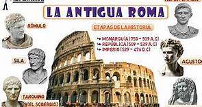 Antigua Roma: Monarquía, República e Imperio || Resumen - Vídeos Educativos