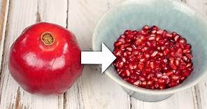 The BEST Way To Open & Eat A Pomegranate