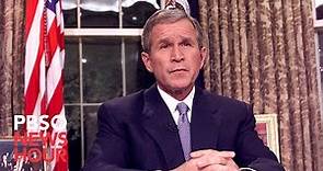 WATCH: President George W. Bush's address to the nation after September 11, 2001 attacks