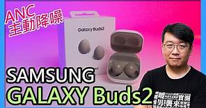 三星Galaxy Buds2真無線藍牙耳機開箱：顏值、音質、ANC兼具的可愛小豆子