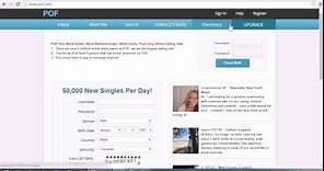 POF Sign up - POF Registration | POF Dating Website