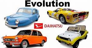 Evolution of Daihatsu cars - Models in chronological order