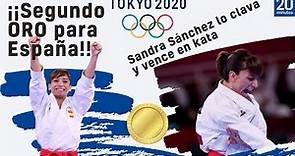 Sandra Sánchez no defrauda y conquista un histórico ORO EN KARATE, undécima medalla de España