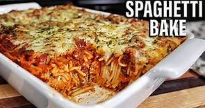Make this amazing Spaghetti Bake for dinner tonight!