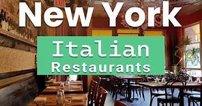 Top 10 Best Italian Restaurants to Visit in New York