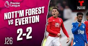 Highlights & Goals: Nottingham Forest vs. Everton 2-2 | Premier League | Telemundo Deportes