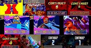 All Marvel vs Capcom Games - Every Continue Screen and Game Over Screen