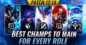 3 BEST MAINS For Every Role on Patch 12.14 - League of Legends