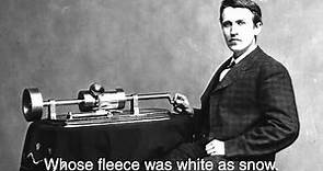 Newly Discovered Thomas Edison 1877 Phonograph Recording FULL VERSION