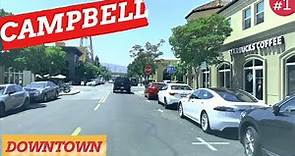Driving Downtown - Campbell California - USA