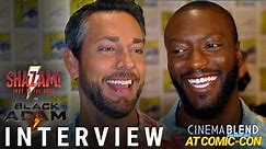 'Shazam 2' & 'Black Adam' Cast Interviews with Zachary Levi, Aldis Hodge