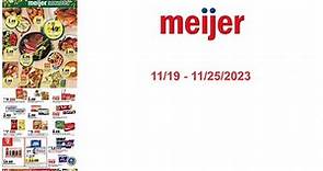 Meijer Weekly Ad (US) - 11/19/2023 - 11/25/2023