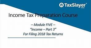 Schedule D Filing and Form 8949 - TaxSlayer Pro Income Tax Preparation Course (Module 5, Part 3)