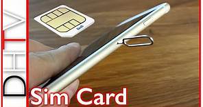 How To Insert/Remove Sim Card From iPhone 6s and iPhone 6s Plus