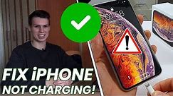 How to Fix iPhone Not Charging When Plugged In!