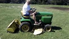 '81 John Deere 317 Lawn Mower (AS0507) Bigiron.com Online Auctions July 8, 2015