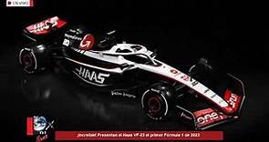 ¡Increíble! Presentan el Haas VF-23 el primer Fórmula 1 de 2023