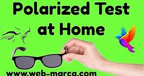 Polarized Test for Sunglasses How to Check Polarization at Home DIY Video
