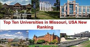 Top Ten Universities in Missouri USA New Ranking | Public Colleges in Missouri
