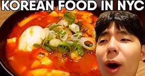 Finding the BEST KOREAN FOOD in NYC Food Tour
