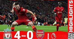 Highlights: Liverpool 4-0 Arsenal | Mane, Jota, Salah & Minamino net