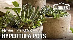 How to Make Hypertufa Pots