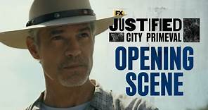 Justified: City Primeval | Episode 1 Opening Scene: Raylan and Willa's Run-In | FX
