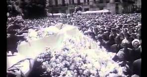 Imagini de la inmormântarea Mariei Tănase - 25 iunie 1963