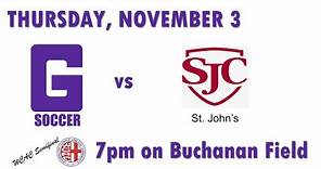 Gonzaga Soccer vs St. John's - WCAC Semifinal (November 3, 2022)