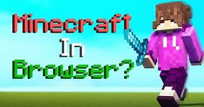 how to play minecraft in a browser.
