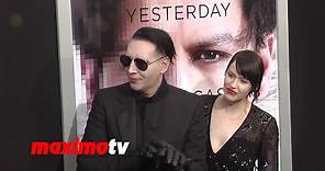 Marilyn Manson and Lindsay Usich "Transcendence" Los Angeles Premiere Red Carpet