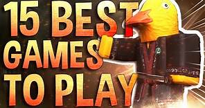 Top 15 Best Roblox Games to play with friends