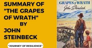 Summary of "The Grapes of Wrath" by John Steinbeck