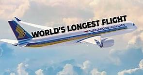 World's longest non-stop flight route
