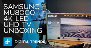 Samsung MU8000 LED 4K UHD TV - Unboxing