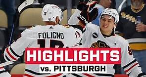 HIGHLIGHTS: Chicago at Pittsburgh | Chicago Blackhawks