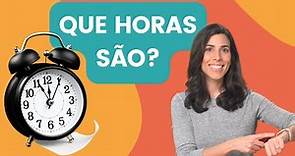 How to tell the time in Portuguese?