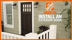 How to Install an Exterior Door | The Home Depot