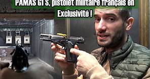 PAMAS G1 S, pistolet militaire Français en Exclusivité !