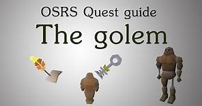 [OSRS] The golem quest guide