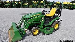2018 John Deere 1025R MFWD Compact Utility Tractor W/Attachments