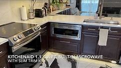 Built-In Low Profile Microwave (KitchenAid, Whirlpool, GE) Slim Trim Kit